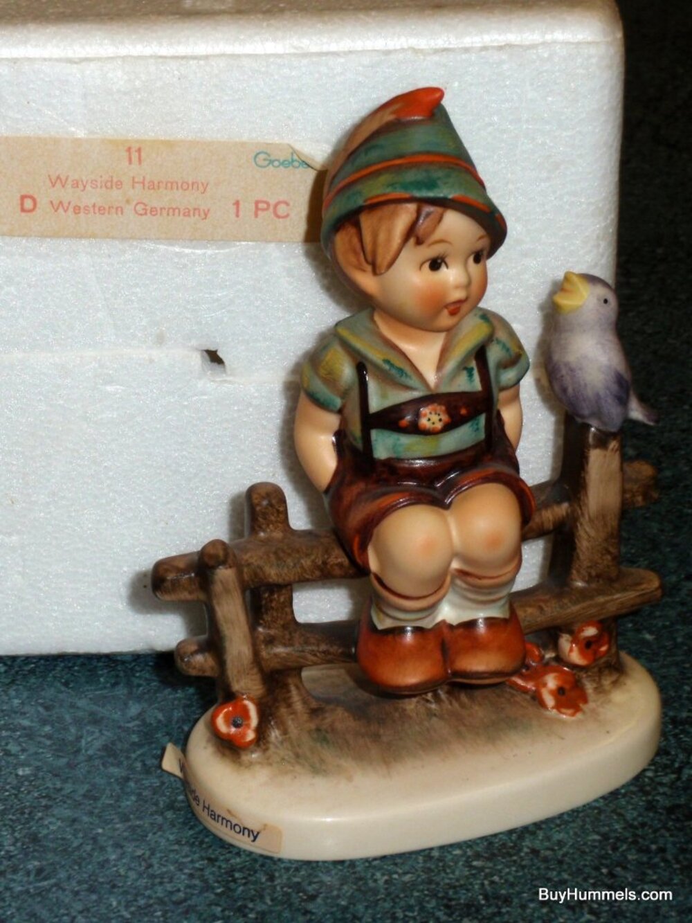 LARGE "Wayside Harmony" Goebel Hummel Figurine #111/I TMK6 With Original Box!